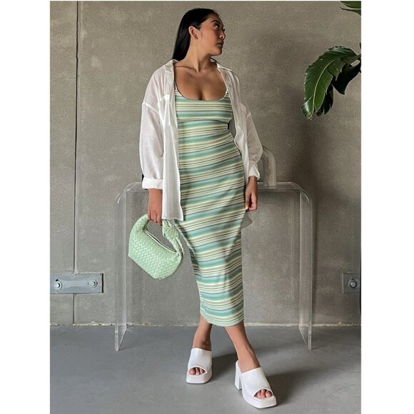 Steve Madden Kane Sandal Leather Platform High Heel Chunky Block 70s 1970s Disco - Picture 5 of 11